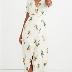 Madewell Ruffle Sleeve Maxi Dress Size 12